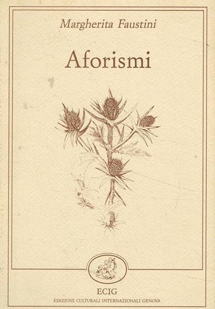 Aforismi - Margherita Faustini - copertina