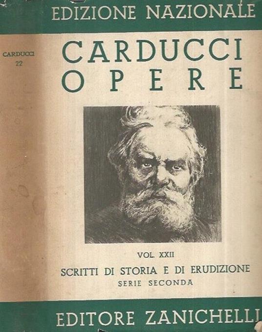 Opere - Giosuè Carducci - copertina