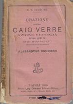 Orazione contro Caio Verre azione seconda libro quinto