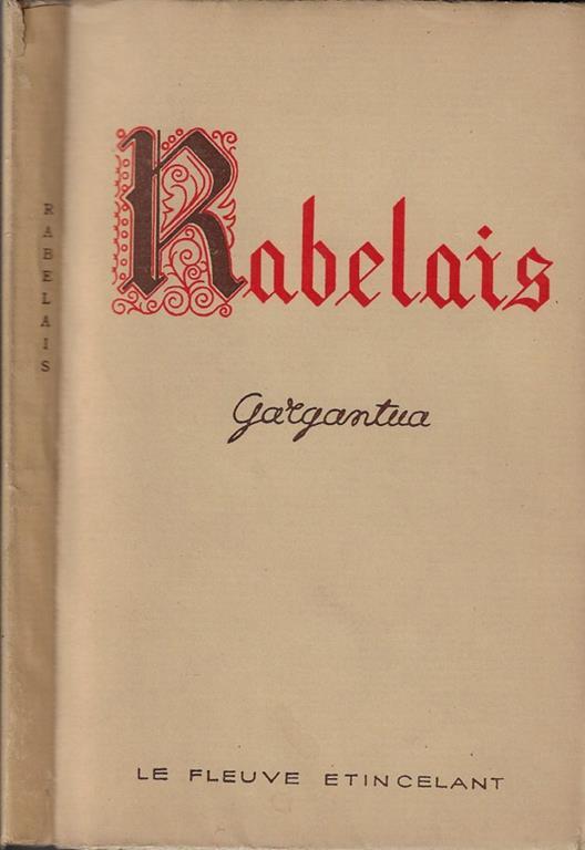 Gargantua - François Rabelais - copertina