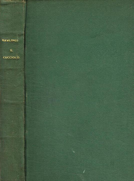 Il cucciolo - Marjorie K. Rawlings - copertina