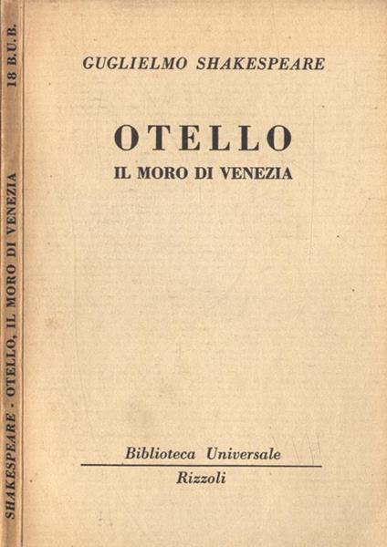 Otello - William Shakespeare - copertina
