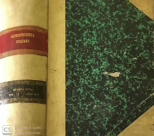 Giurisprudenza Italiana. Raccolta generale, periodica e critica di Giurisprudenza, Legislazione e Dottrina in materia Civile, Commerciale, Penale, Amministrativa e di Diritto Pubblico - copertina