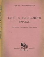Leggi e regolamenti speciali