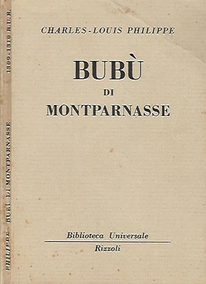 Bubù di Montparnasse - Charles - copertina