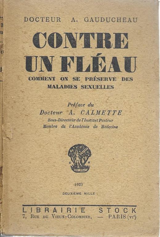 Contre un fléau - copertina