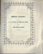 Domenico Castagnola per la laurea in ambe le leggi nella Regia Università di Genova
