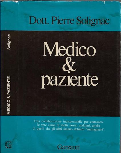 Medico & paziente - Dott. Pierre Solignac - copertina