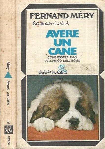 Avere un cane - Fernand Merì - copertina
