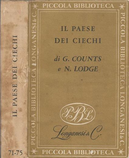 Il paese dei ciechi - G.Counts - copertina