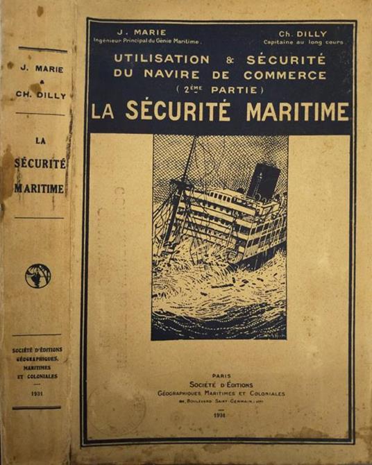 La securité maritime - Jordan Marie - copertina