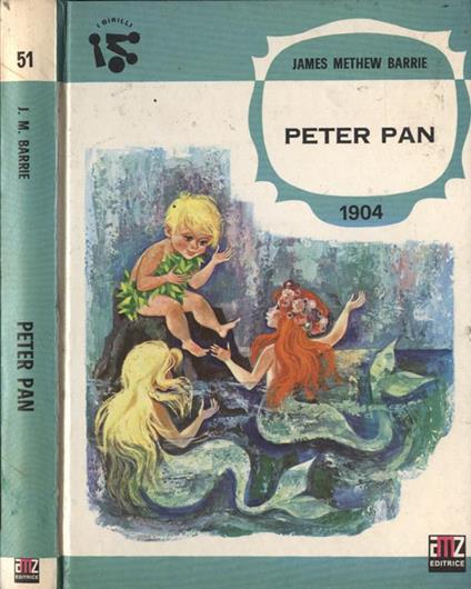 Peter Pan - James Methew Barrie - copertina