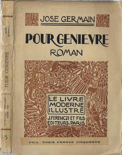 Pour Genievre - Josè Germain - copertina