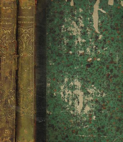 Tableau des révolutions de l'Europe vol.II, III - Miriam Koch - copertina