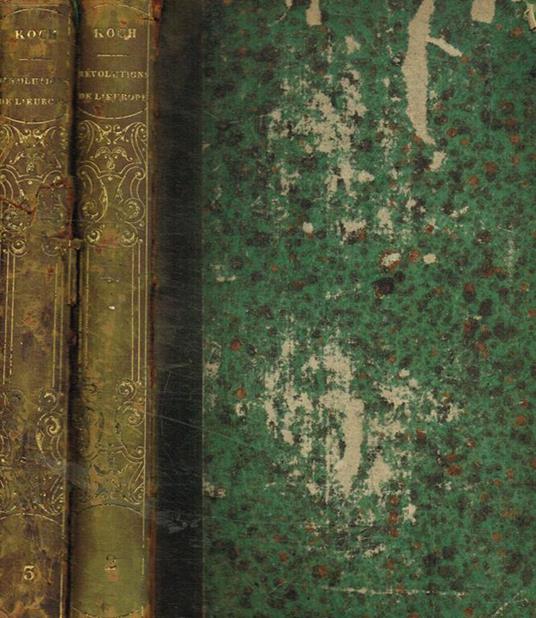 Tableau des révolutions de l'Europe vol.II, III - Miriam Koch - copertina