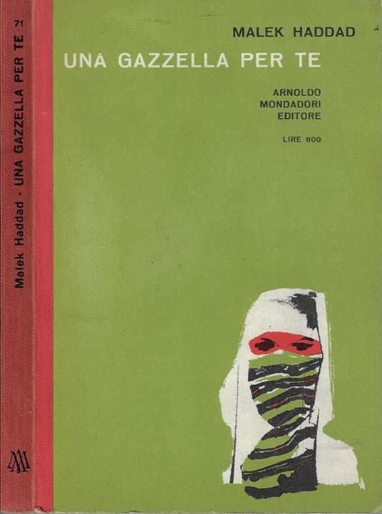 Una gazzella per te - Malek Haddad - copertina