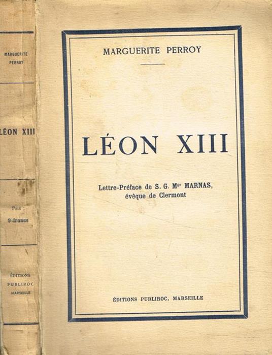 Léon XIII - copertina