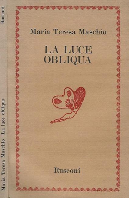 La luce obliqua - copertina