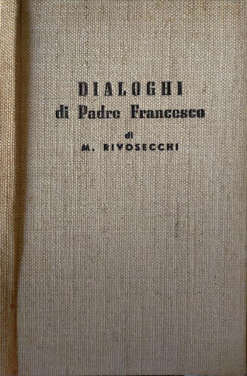 Dialoghi di Padre Francesco - copertina