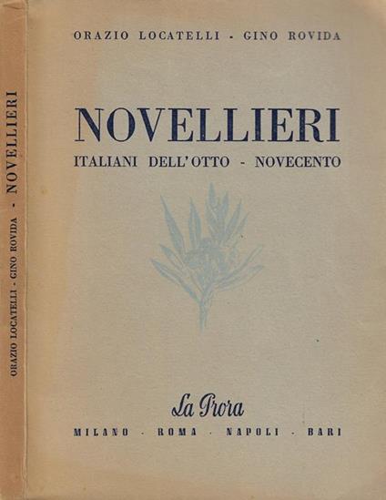 Novellieri italiani dell'otto-novecento - Orazio Locatelli-Gino Rovida - copertina