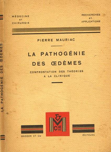 La pathogénie des oedèmes - copertina