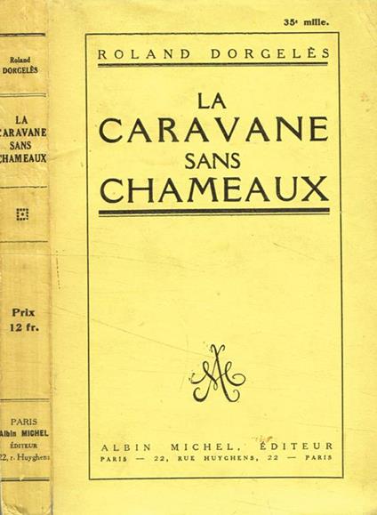 La caravane sans chameaux - copertina