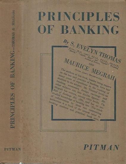 Principles of Banking - copertina