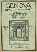 Genova. Rivista municipale anno XI n.6, giugno 1931-IX