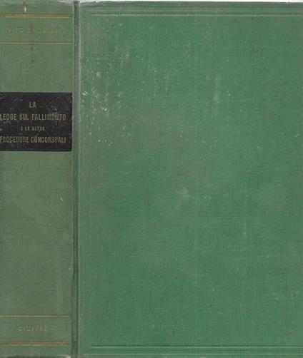 La legge sul fallimento e le altre procedure concorsuali - copertina