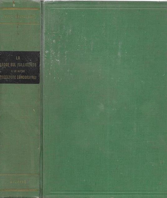 La legge sul fallimento e le altre procedure concorsuali - copertina