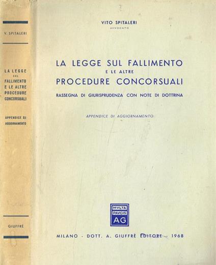 La legge sul fallimento e le altre procedure concorsuali - copertina