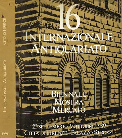 16 Biennale Mostra Mercato Internazionale dell'Antiquariato - copertina