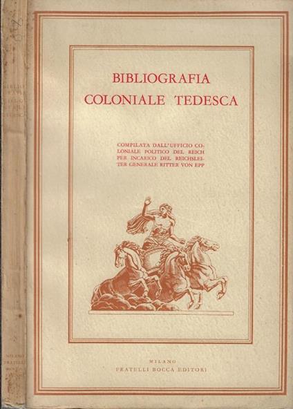 Bibliografia coloniale tedesca - copertina