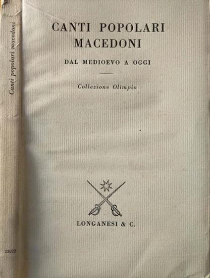 Canti popolari macedoni - copertina
