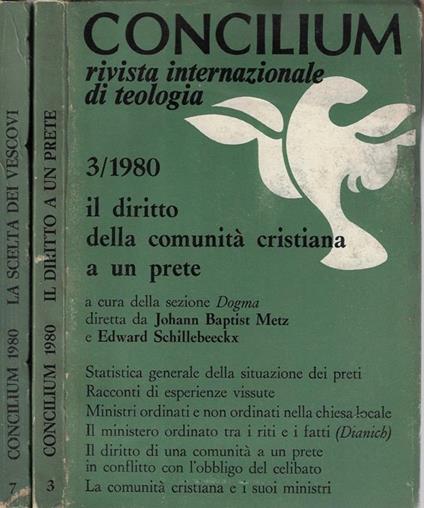 Concilium N. 3, 7 Anno 1980 - copertina