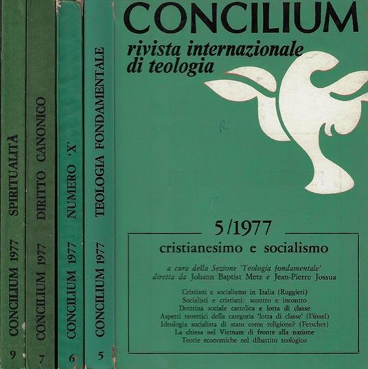 Concilium N. 5, 6, 7, 9 Anno 1977 - copertina