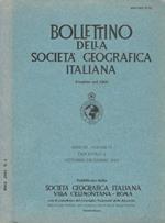 Bollettino della Società Geografica Italiana - Fondato nel 1868 Serie XII - Volume VI - Fascicolo 4 Ottobre-Dicembre 2001