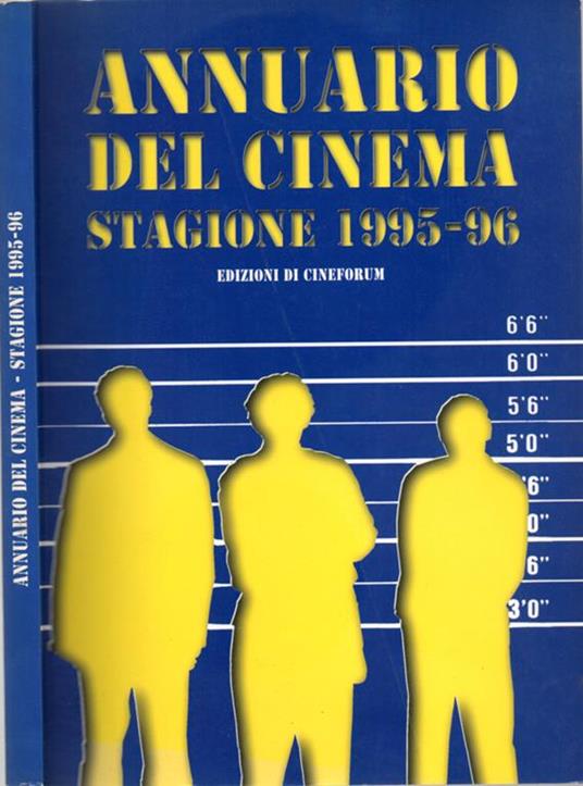 Annuario del cinema Stagione 1995-96 - copertina