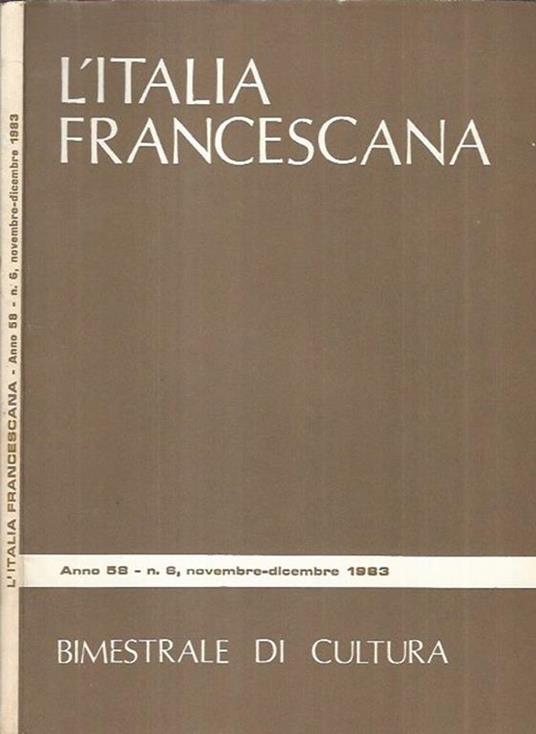 L' Italia Francescana - copertina