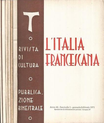 L' Italia Francescana - copertina