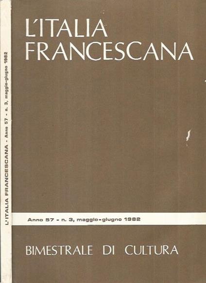 L' Italia Francescana - copertina