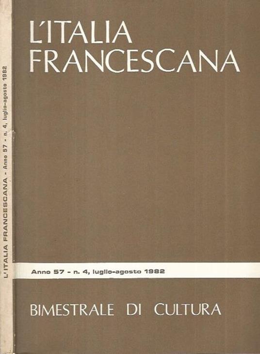 L' Italia Francescana - copertina