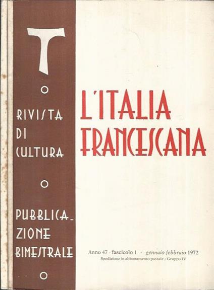 L' Italia Francescana - copertina