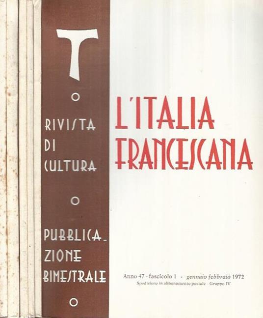 L' Italia Francescana - copertina