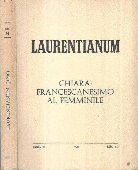 Laurentianum 1990 - copertina
