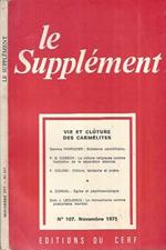 Le Supplement N° 107 Novembre 1973