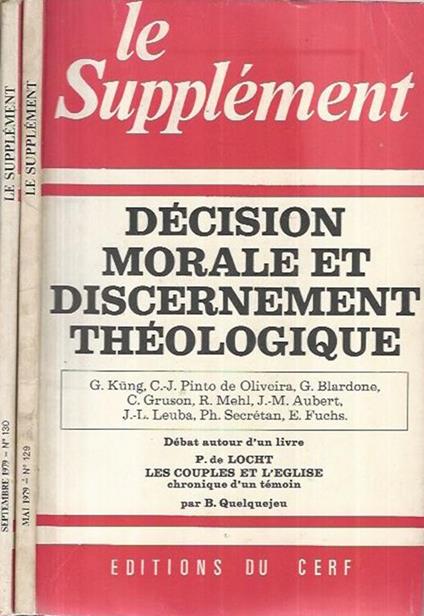 Le Supplément 1979, numero 120, 130 - copertina