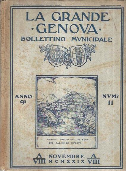 La Grande Genova - Bollettino Municipale - copertina
