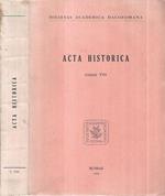 Acta Historica - tomus VIII