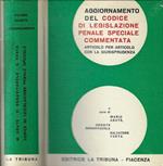 Aggiornamento del Codice di Legislazione penale speciale commentata articolo per articolo con la giurisprudenza